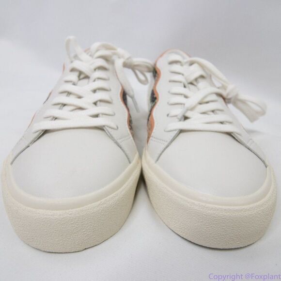 Madewell Sidewalk Low-Top Sneakers‎ in Snake Embossed Leather size 10.5 - Picture 8 of 9